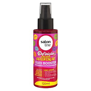Óleo Booster Salon Line Definição Cachos Ostentação Tratamento Extraordinário 120ml