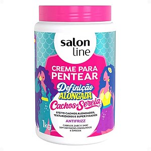 Creme Para Pentear Salon Line Definição Alongada Cachos De Sereia 1Kg