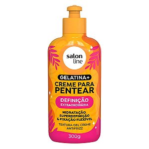 Creme Para Pentear Salon Line Gelatina + Definição Extraordinária 300g