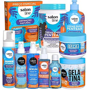 Kit Salon Line Definição Natural Completo Com 10