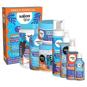 Kit Salon Line Definição Natural Completo Com 10