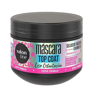 Máscara Capilar Salon Line Top Coat Liso Ostentação Selagem Máxima Em Minutos 300g