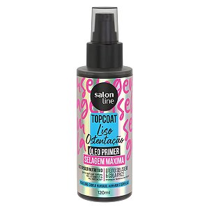 Óleo Primer Capilar Salon Line Top Coat Liso Ostentação Selagem Máxima 120ml