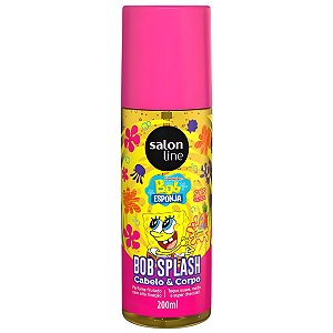Body Splash Cabelo e Corpo Salon Line Bob Esponja Sos Cachos 200ml