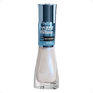 Esmalte Top Coat Dailus Top Chrome Efeito Pó Cromado 8ml