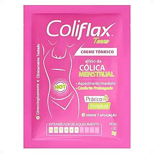 Sachê Creme Térmico Coliflax Teens Alívio da Cólica Menstrual 2g
