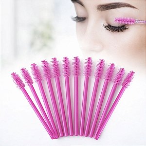 Pincel para Cílios e Sobrancelhas Meily’s Descartável Cores Variadas Mac-294