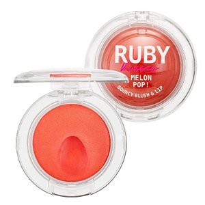 Blush e Lip Bouncy Ruby Kisses Melon Pop! Peach Mbb03bb