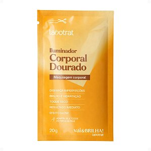 Iluminador Corporal Labotrat Vai & Brilha! Dourado 20g
