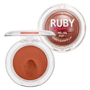 Blush e Lip Bouncy Ruby Kisses Melon Pop! Blonzy Mbb05bb