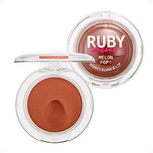 Blush e Lip Bouncy Ruby Kisses Melon Pop! Blonzy Mbb05bb