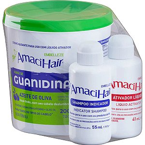Embelleze Amacihair Kit Alisante Guanidina Azeite de Oliva