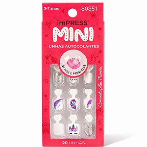 Kny Impress Mini Unhas Autocolantes Mystical Unicorn Imm303b
