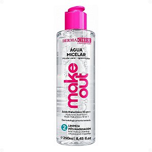 Água Micelar Dermachem Make Out 10 Em 1 Ácido Hialurônico 250ml
