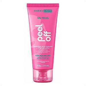 Gel Máscara Facial Dermachem Peel Off Argila Rosa 60g