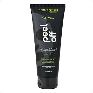 Gel Máscara Facial Dermachem Peel Off Argila Negra 60g