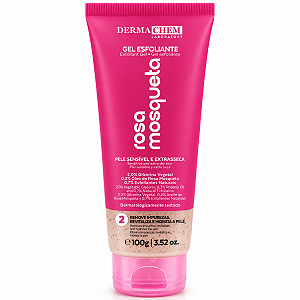 Gel Esfoliante Facial Dermachem Rosa Mosqueta Pele Sensível e Extrasseca 100g