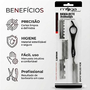 Navalhete Mega Profissional Fashion Style Nav7904