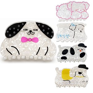 Piranha de Cabelo Acetato Pet 4,5 x 8,5cm Mgdf07213