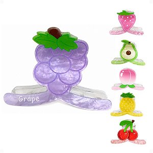 Piranha de Cabelo Acetato Frutas 5cm x 8cm Mgaf37004