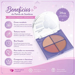 Paleta De Sombras Fenzza Disney Princesa Rapunzel Dis103