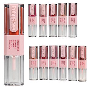 Batom Duo Ruby Rose Double Layer