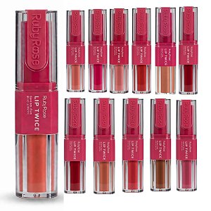 Batom Duo Ruby Rose Lip Twice