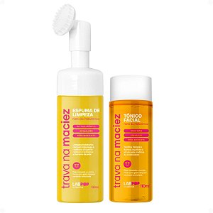Kit LabPop by Labotrat Trava na Maciez: Espuma de Limpeza 130ml e Tônico Facial 110ml