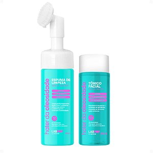 Kit LabPop by Labotrat Hater da Oleosidade: Espuma de Limpeza 130ml e Tônico 110ml