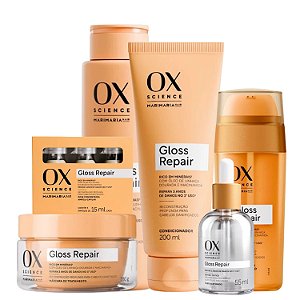 Kit Completo OX Science Mari Maria Hair Gloss Repair