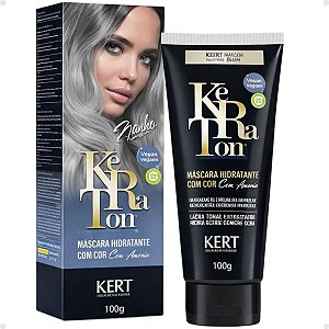 Tonalizante Kert Keraton Banho de Brilho Vegan Prata Cendré 100g