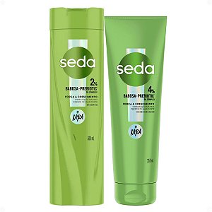 Kit Seda By Rayza Babosa-Prebiotic: Shampoo 300ml + Condicionador 250ml