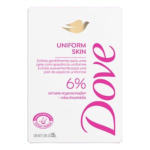 Sabonete Corporal Dove Uniform Skin Sérum Regenerador e Niacinamida 135g