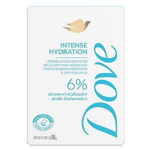 Sabonete Corporal Dove Intense Hydration Sérum Revitalizador e Ácido Hialurônico 135g
