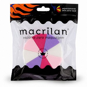 Kit Esponjas para Maquiagem Macrilan Triângulo Ej1-26