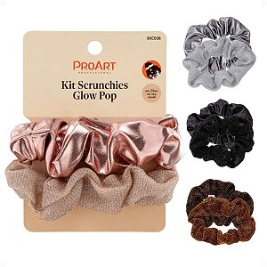 Kit Xuxinha para Cabelo Proart Scrunchie Glow Pop