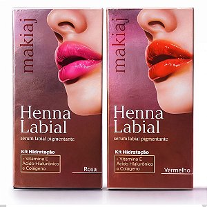 Henna Labial Makiaj Sérum Labial Pigmentante