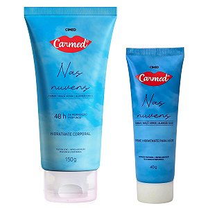 Kit Carmed Nas Nuvens: Hidratante Corporal 150g e Creme Para Mãos 40g