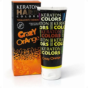Kert Keraton Hard Colors Tonalizante Crazy Orange 100g