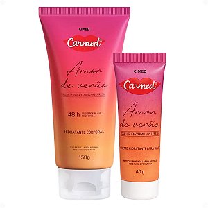 Kit Carmed Amor De Verão: Hidratante Corporal 150g e Creme Para Mãos 40g