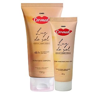 Kit Carmed Luz Do Sol: Hidratante Corporal 150g e Creme Para Mãos 40g
