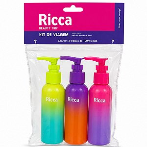 Kit de Viagem Ricca Beauty Trip 3 Frascos Cod.3346