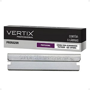 Lâmina para Acabamento Platinum Vertix Prorazor Aço Japonês Cód.1909