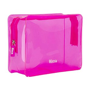 Necessaire Ricca Rosa Neon Média Cód.3600