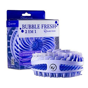 Esponja para Corpo e Couro Cabeludo Klass Vough Bubble Fresh 2 em 1 Ss-03