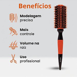 Escova Pro Salon Vertix 27mm Cód:1169