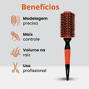 Escova Pro Salon Vertix 33mm Cód:1170