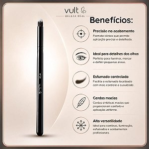 Pincel de Precisão Cônico Vult N.23