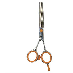 Tesoura Profissional Mega Precision Dentada Relax Dinamix Fio Navalha 5.5 Sk82t-55