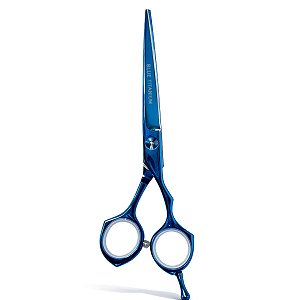 Tesoura Profissional Mega Kasho Blue Titanium Fio Navalha 6 K5360-6